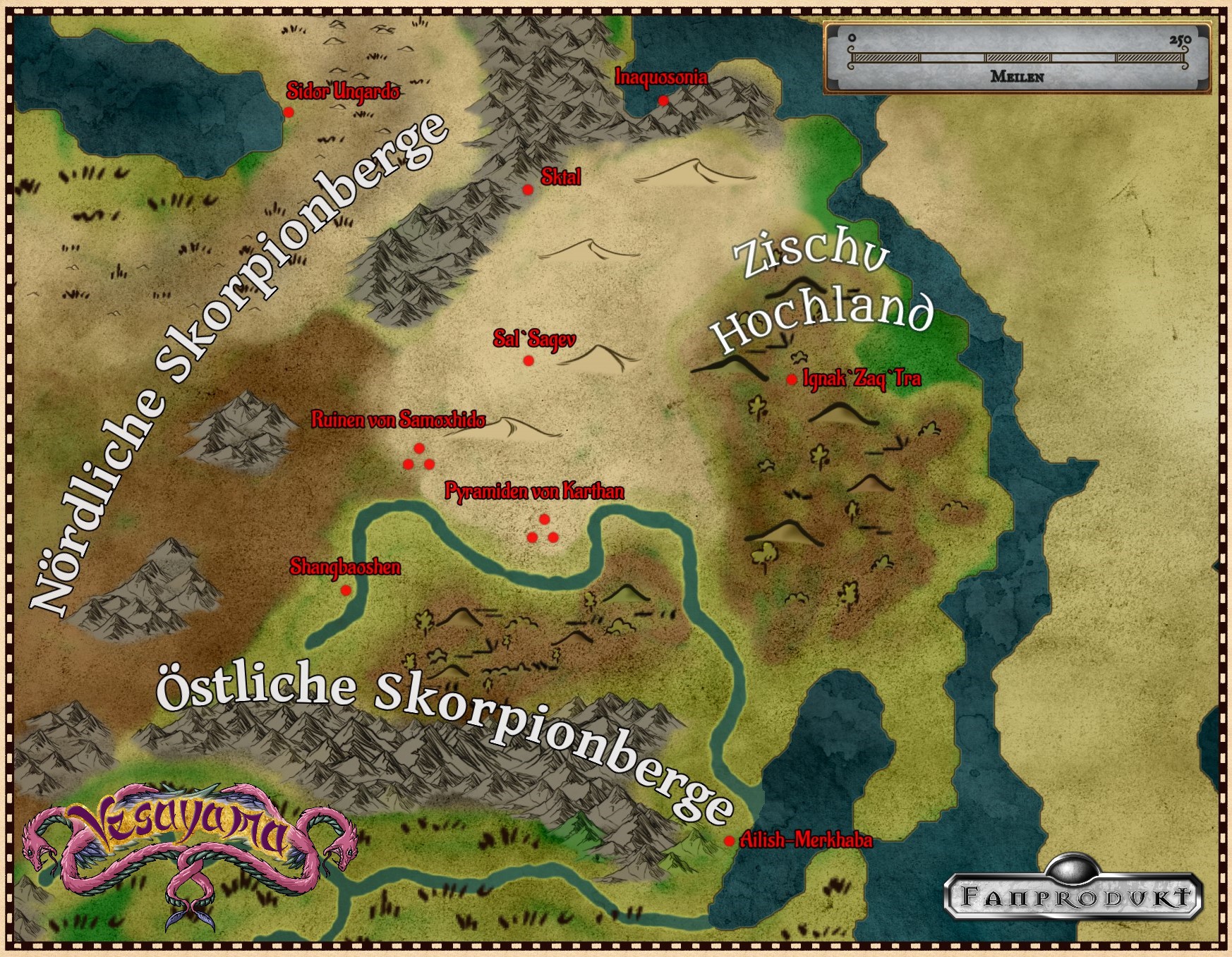 Karte von Karthonien