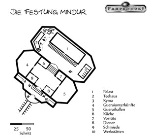 Festung Mindur SW-karte