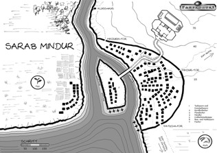 Stadtplan Sarab Mindur