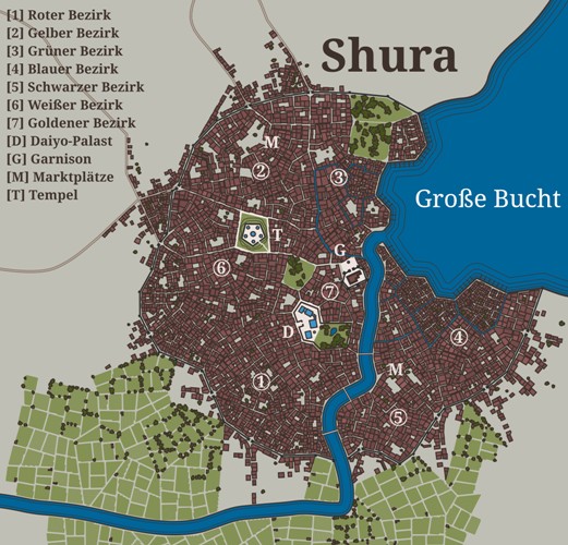 Stadtplan von Shura