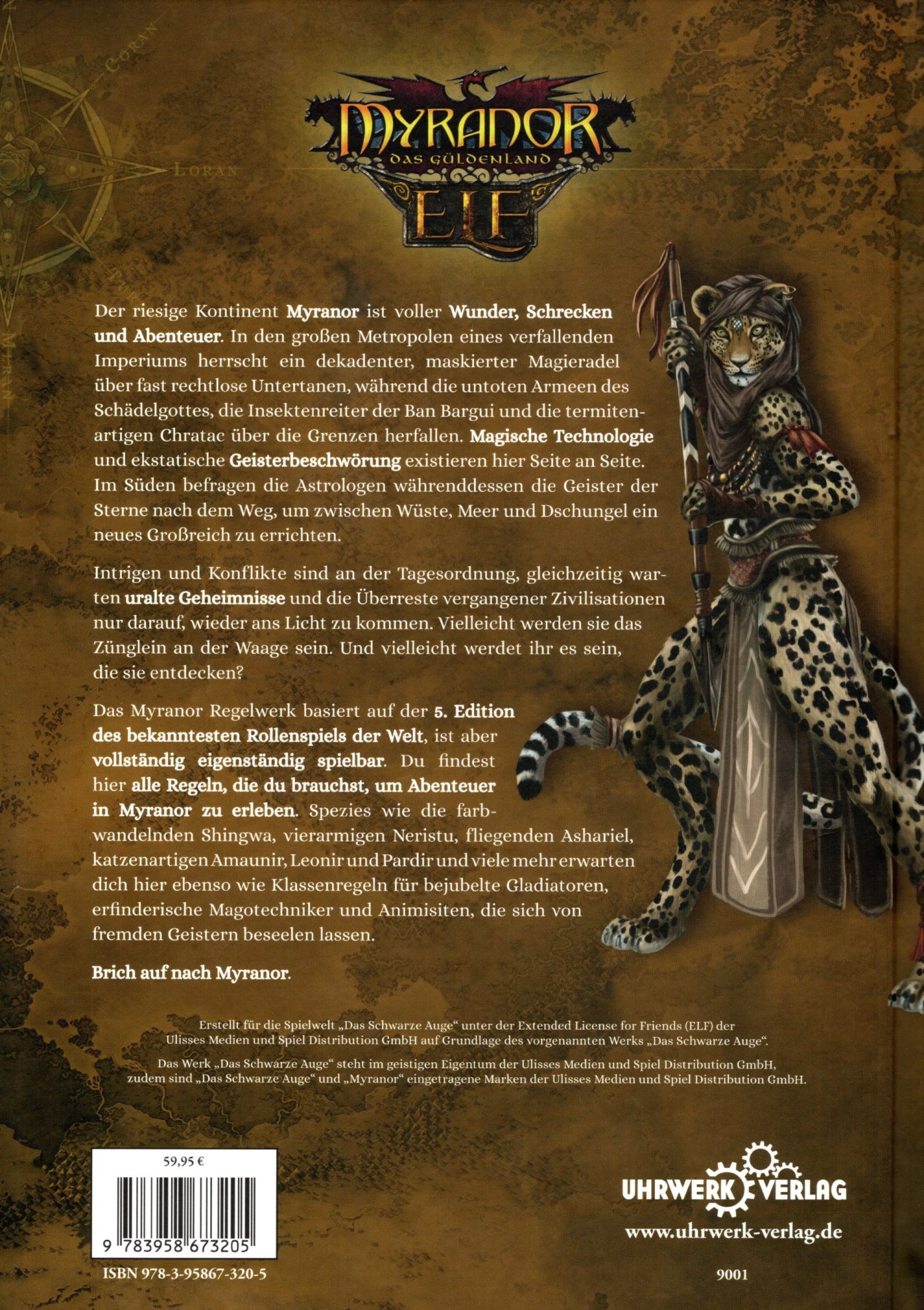 Rückseite »Regelwerk – Collectio Legum Myranis«